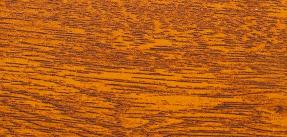 Échantillon officiel CORTIZO – profilé aluminium en finition imitation bois, référence DEM805T