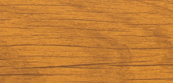 Échantillon officiel CORTIZO – profilé aluminium en finition imitation bois, référence DRV322T