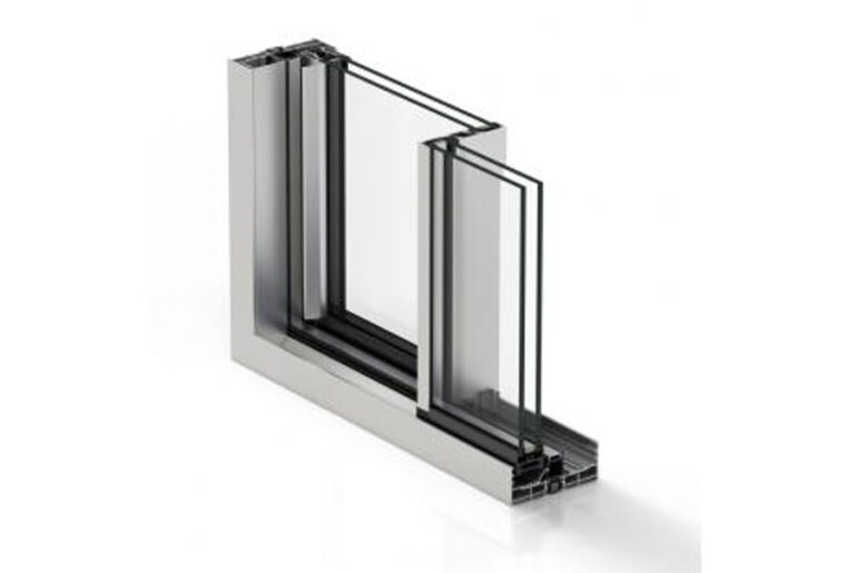 Coupe sur le système CORTIZO COR Vision Coulissant, image officielle du fabricant