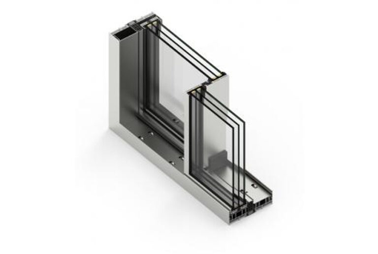 Coupe sur le système CORTIZO COR Vision Plus Coulissant, image officielle du fabricant