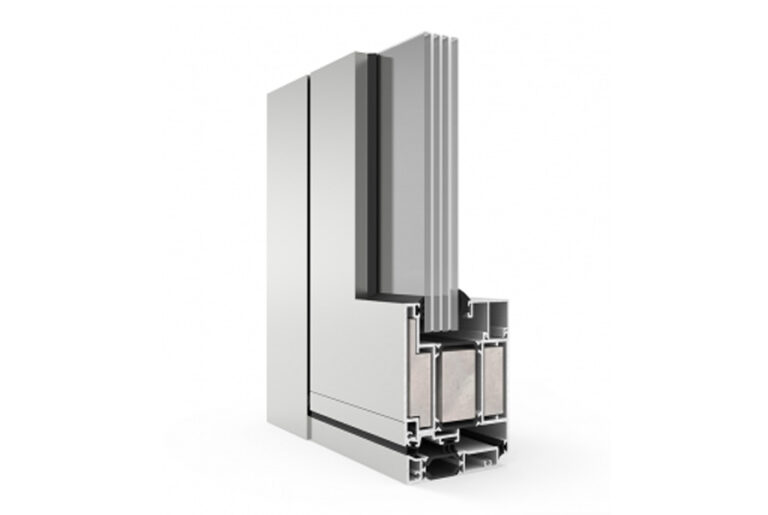 Coupe sur le système CORTIZO Porte Millennium FR, image officielle du fabricant