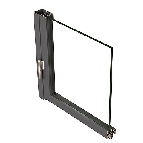 Jansen Art’15 – coupe d’angle à 90° du profil minimal pour portes intérieures, rendu officiel