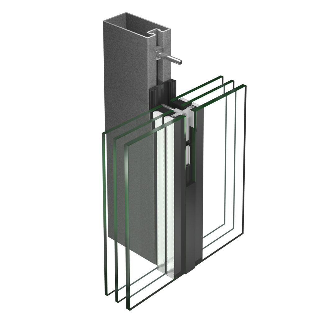 Façade à fixation structurelle, système Jansen VISS SG