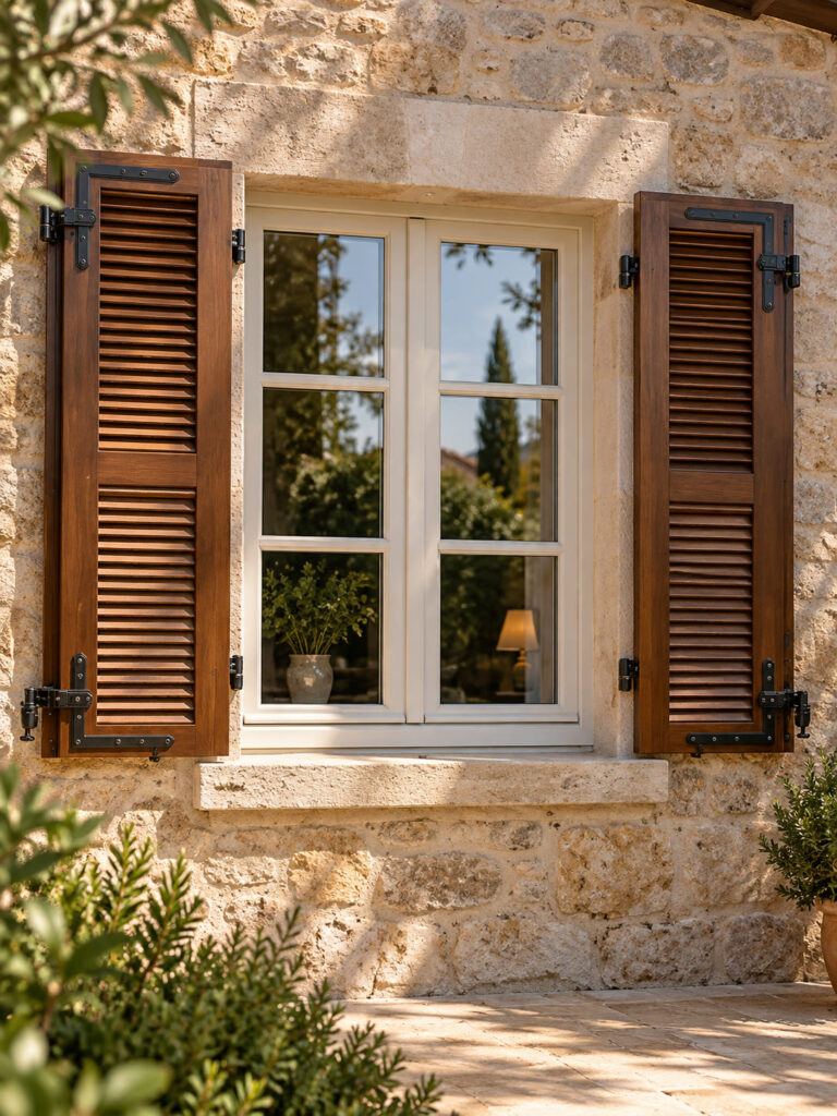 Volets en bois